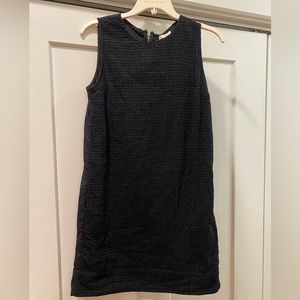 Gap black eyelet mini dress - size XS